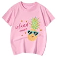 thumbnail image 4 of HNMKIU T-Shirt à Manches Courtes Imprimé Mignon pour Filles - Adorable Haut à Col Rond pour Usage Quotidien et Activités, 4 of 4