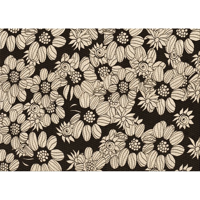 Ahgly Company Tapis d'Intérieur Lavables à la Machine Rectangle Transitionnel Kaki Or, 8' x 10'
