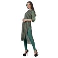 thumbnail image 4 of Moomaya Kurta d'Été en Coton Longueur Genou Imprimé Manches Retroussables Kurtis pour Femmes, 4 of 6