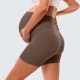 thumbnail image 2 of Women's Maternity Yoga Shorts - Over The Belly Bump Workout Shorts with Full Panel Support for Summer Activities, 2 of 6