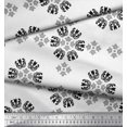 thumbnail image 3 of Soimoi Poly Georgette Fabric Damask Decorative Print Fabric by Yard 52 Inch Wide, 3 of 3