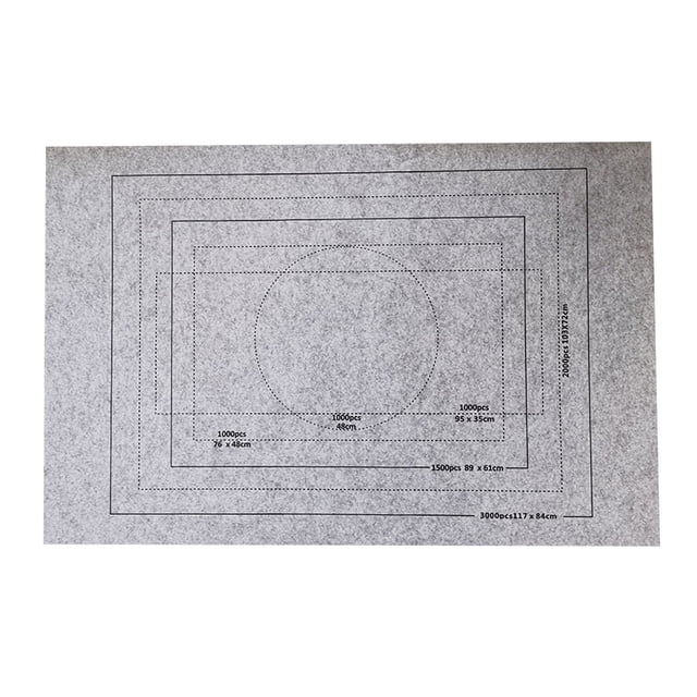 Grey Roll Up Puzzle Mat Storage For 3000 Pieces Non-Slip Felt Surface With Drawstring Bag Portable Puzzle Organizer Large Work Area Solution