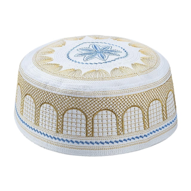 Esquirla Mens Prayer Hat Embroidery Yellow