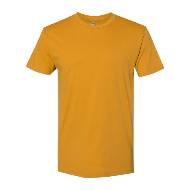 Next Level Cotton Short Sleeve Crew, M, Antique Gold