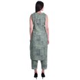 thumbnail image 4 of Moomaya Printed Womens Sleeveless Peter Pan Collar Kurta Pant Set,2 Piece Ethnic Set, 4 of 6