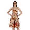 thumbnail image 1 of Moomaya Robe à Bretelles Spaghetti Ajustables Imprimée pour Femmes, Robe Midi d'Été avec Poches, 1 of 4