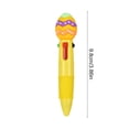 thumbnail image 4 of Tarmeek 4-Color Pens Ballpoint, 10 Pcs 4 Colors Cute Multicolor Retractable Pens, 0.8mm Smooth Drawing Pens with Bunny Egg Design Ballpoint Pens, Ballpoint Pens for Office, 4 of 7