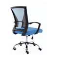 thumbnail image 3 of Modern Home Zuna Ergonomic Mesh Mid Back Office Chair, Black & Blue, 3 of 10