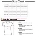 thumbnail image 3 of Hauts pour Dames Manches Courtes Femmes Décontracté Manches Courtes en Chiffonnier Uni Blouse T-Shirt à Col en V Hauts pour Dames Hauts pour Femmes Décontracté, 3 of 7