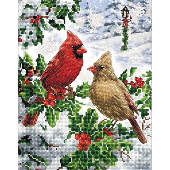 DIAMOND DOTZ Cardinal Christmas Special Edition Diamond Kit
