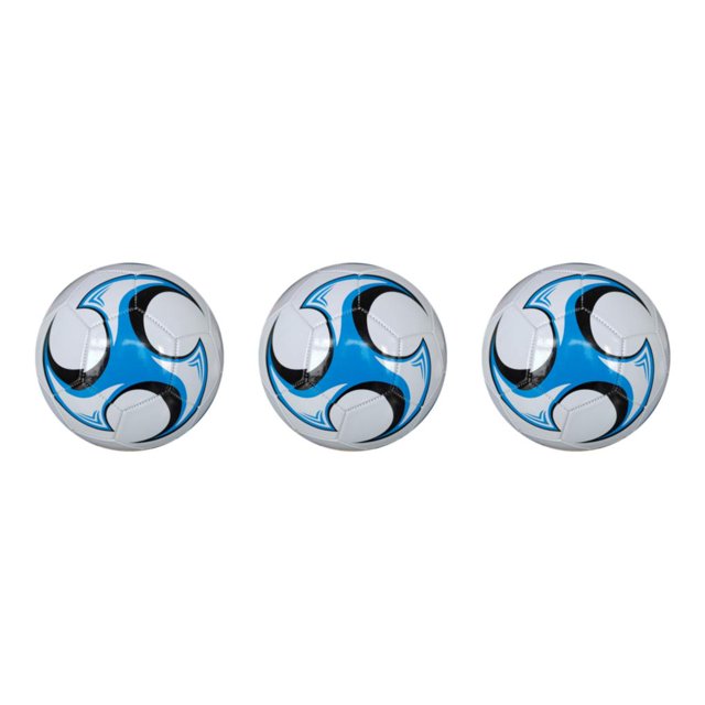 Maytalsory Wide Application Soccer Ball For Training And Sports Football Game Blast-proof 2 Blue 3Set
