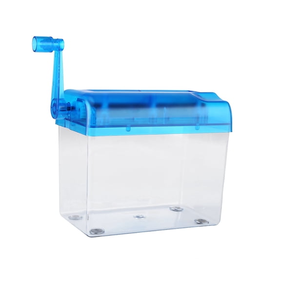 Paper Cut Shredder,A6 Portable Mini Manual Hand Crank Shredder Filecrushing Impressive Results