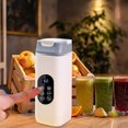 thumbnail image 4 of Juicer Cup, Multifunctional Portable Juicer Cup with Digital Display, Fruit Mixers Juicers Electric Juicer, Shakes and Smoothies, 4-Speed for Crushing Ice, Wireless Portable Blender Rechargeable, 4 of 7