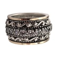 thumbnail image 4 of Antique Carved Ring Vintage Finger Band Joint Ring Retro Personalized Finger Ring, 4 of 8