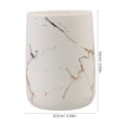 thumbnail image 4 of Ceramic Toothbrush Cup Bathroom Toothbrush Holder Decorative Marbling Pattern Toothbrush Cup, 4 of 8