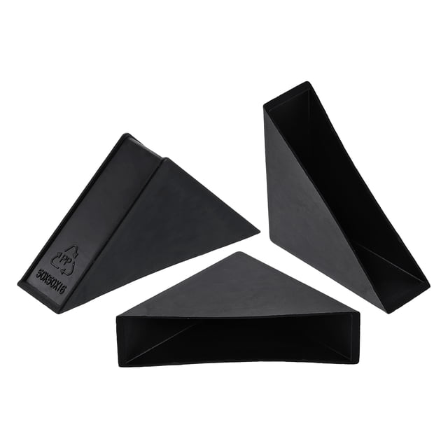 20Pack Corner Protectors 16x70mm Plastic Right Angle Corner Guards Cushion, Black