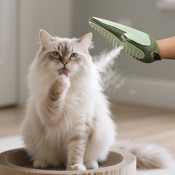 Amzcrzy Comb Brush 3 In 1 Pet Remover Glove Dog Grooming Glove Brush for Shedding Efficient Pet Hair Remover Mitt for Couch Carpet Brush Cleaner Cleaning Supplies Bottle Brush Cleaner