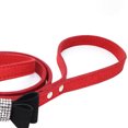 thumbnail image 3 of Fashion Bling Crystal Cat Collar Adjustable Puppy collar rope Bow Tie Rhinestone Soft Collars Rope Pet for Small Medium Dog, 3 of 4