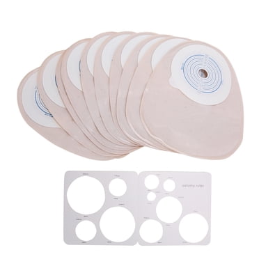 Colostomy Bag, Colostomy Pouches Bag Ileostomy Bag One-Piece  For Stoma Care