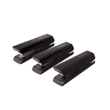Fellowes LX820™ Classic Stapler 3pack - Black