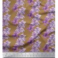 thumbnail image 1 of Soimoi Poly Georgette Fabric Flower Floral Decor Fabric Printed Yard 42 Inch Wide, 1 of 1