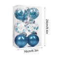 thumbnail image 2 of 6CM6PC Christmas Decorations Tree Ball Bauble Hanging Home Party Ornament Decor, 2 of 3