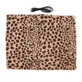 thumbnail image 1 of Tapis Chauffant Lavable Pliable 3 Températures Réglables Recharge USB Tapis Chauffant pour Animal de Compagnie pour Chat Chien Imprimé Léopard, 1 of 1