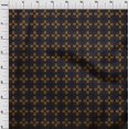 thumbnail image 3 of oneOone Cotton Silk Fabric Check & Triangle Ikat Decor Fabric Printed BTY 42 Inch Wide, 3 of 4