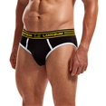 thumbnail image 3 of B91xZ Men's Underwear Breathable Cotton Micro-Stretch Assorted Briefs,Black XL, 3 of 3