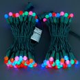 thumbnail image 2 of Multicolor One-Piece G12 Raspberry Christmas Lights 140 Count 48 Feet, 2 Sets 70 LED 24 ft High Waterproof UL Certified String Light (Multicolor), 2 of 8