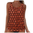 thumbnail image 1 of Gibobby Two Piece Tankini Bathing Suits for Women One Shoulder Swim Top with Bottom Swimsuits(Orange,XXL), 1 of 7