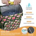 thumbnail image 4 of Exotic Floral Insulated Cooler Backpack, Leakproof Lunch Bag with Tropical Flower Pattern for Hiking and Beach, 4 of 6