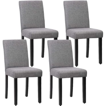 FDW Dining Chairs Kitchen Chairs, Modern and Comfortable, Kids, Wood, Solid, Grey (Set of 4)