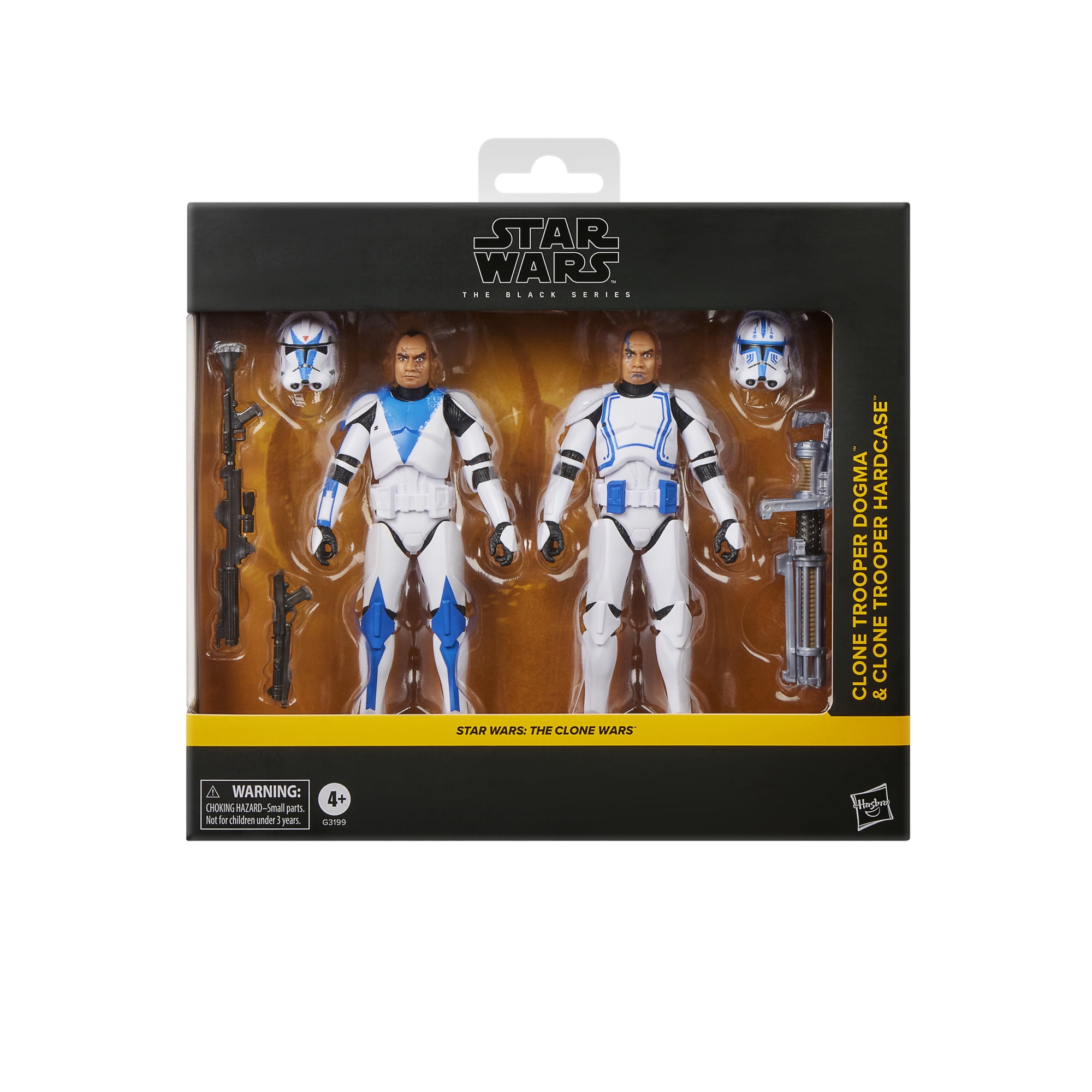 Star Wars The Black Series Clone Troopers Dogma & Hardcase, Star Wars: The Clone Wars Collectible 6 Inch Action Figures