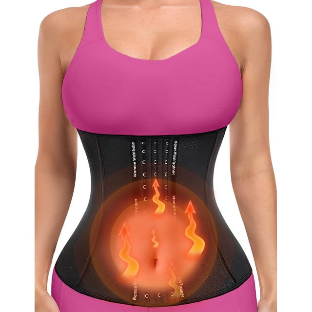 Gaine Amincissante pour Femmes, Corset Serre-Taille en Latex, Gaine de Compression pour la Taille, Shapewear
