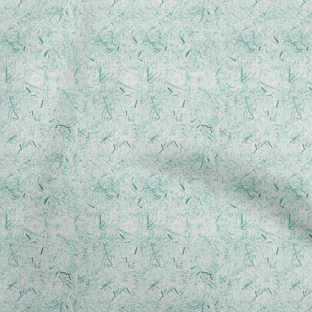 oneOone Polyester Spandex Dusty Teal Green Fabric Texture Sewing Craft Projects Fabric Prints By Yard 56 Inch Wide