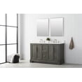 thumbnail image 2 of Vanity Art 54 Inch Double Sink Bathroom Vanity with Ceramic Sink and Engineered Marble Top, Without Mirror, 2 of 5