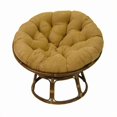 thumbnail image 1 of International Caravan Furniture Piece Rattan 42-Inch Papasan Chair With Micro Suede Cushion, 1 of 3