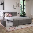 thumbnail image 1 of Lit de jour rembourré Elizabeth CosmoLiving by Cosmopolitan avec espace de rangement, 1 of 8