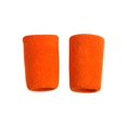 thumbnail image 1 of Terry Cloth 2 Pair ( 4 pieces ) Wristbands, Long Orange, 1 of 2
