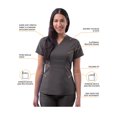 thumbnail image 3 of Adar Pro Sarraus pour Femmes - Haut de Sarrau Péplum Ajusté, 3 of 6