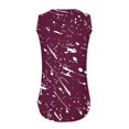 thumbnail image 4 of Womens Print Tank Tops V-Neck Basic Casual Flowy Summer Sleeveless T-Shirt, 4 of 5