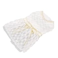 thumbnail image 3 of Dog Bow Dress, White Comfortable Polyester Elastic Lightweight Breathable Princess Dog Dress  For Small Pets For Pet Outfits, 3 of 8