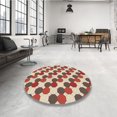 thumbnail image 4 of Ahgly Company Machine Washable Indoor Rectangle Transitional Fire Brick Red Area Rugs, 5' x 7', 4 of 7