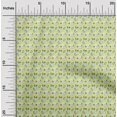 thumbnail image 2 of oneOone Georgette Viscose Lime Tissu Fruits Ananas Tissu pour Robe Tissu Imprimé Tissu au Mètre 42 Pouces de Large, 2 of 4