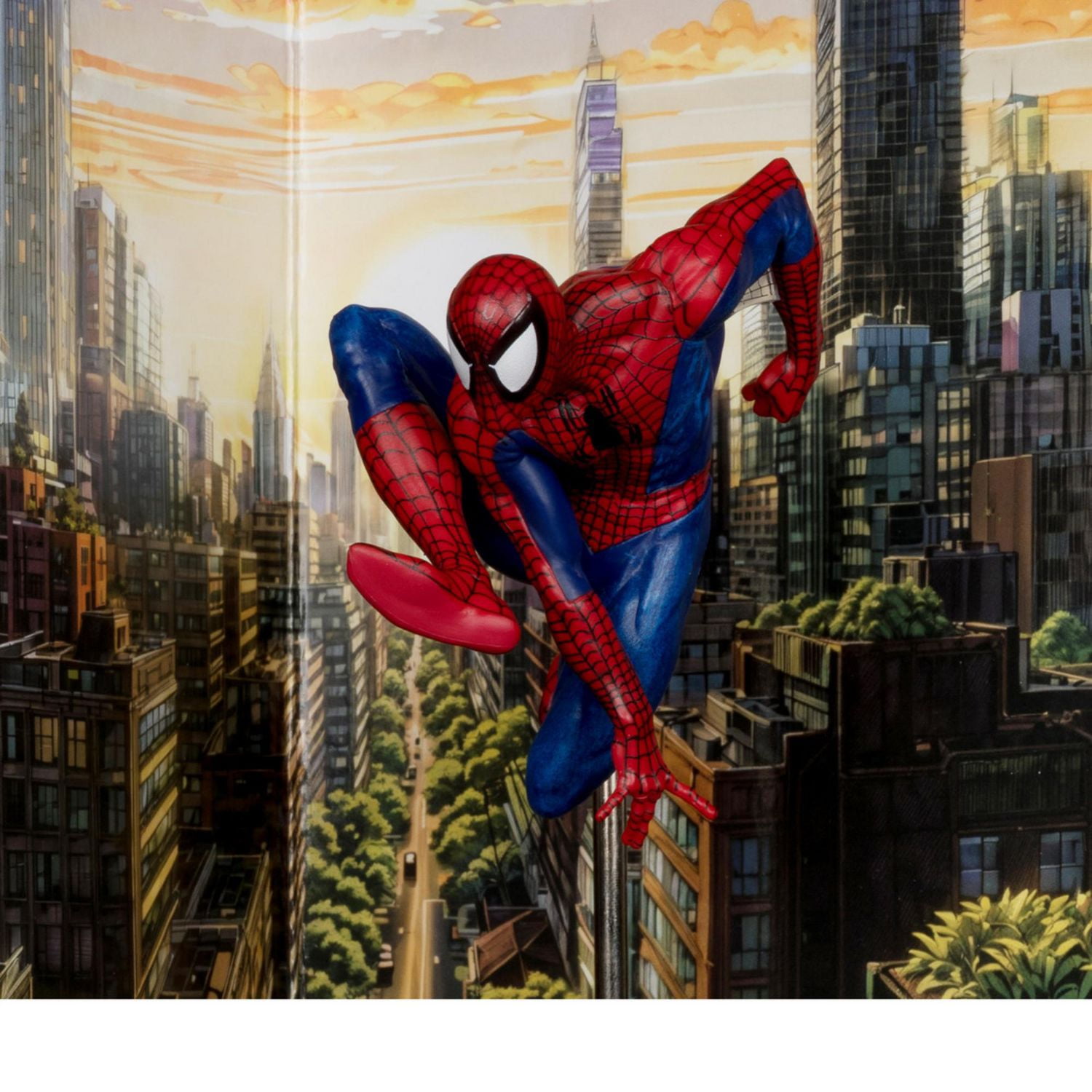 Spider-Man (Spider-Man #6) Posed Figure w/Scene
