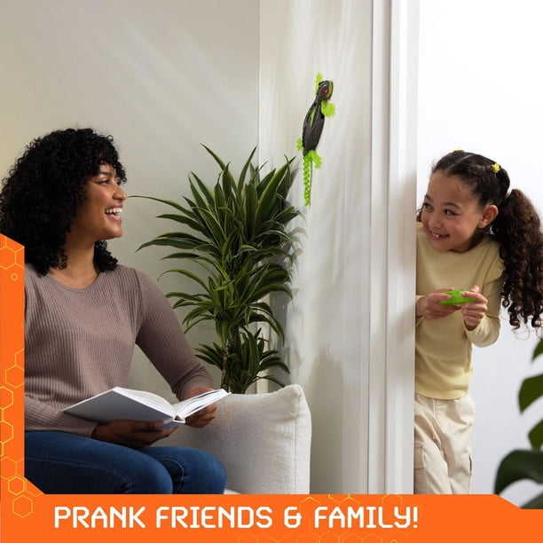 Gecko Télécommandé Qui Grimpe Aux Murs Et Plafonds – Lézard Robot Avec Yeux LED – Cadeau Spectaculaire Pour Enfants Dès 3 Ans