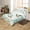 Green Lightblue, variant on Erosebridal Mallard Duck Duvet Cover Queen,Botanical Plants Bedding Queen Size,Animal Dragonfly Duvet Cover Queen,Lightweight Animal Bedroom Decoration(No Comforter),Reversible,3-Piece