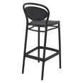 thumbnail image 3 of Compamia Marcel Contemporary Resin Indoor Outdoor Bar Stool Black, 3 of 6