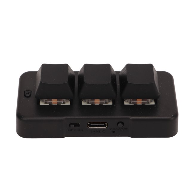 Clavier Macro, Mini Clavier Filaire USB 2.4g Trois Modes pour Ordinateur Universel